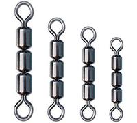 12 GIRELLE TRIPLE CON CUSCINETTO ROLLING GIRELLA TRIPLA PESCA RECUPERO TROTA (22)