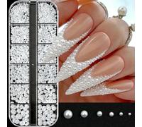 12 griglie di ciondoli per unghie glitterati a forma di stella d'argento, punte metalliche miste, rivetti a fetta, borchie per unghie in lega fai da te a forma di stella d'ar