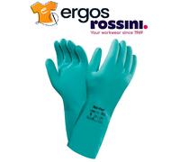 12 Guanti Alphatec Solvex 37-675 Nitrile Felpati Sostanze Chimiche GGU916 Tg 10