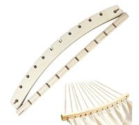 12 Hole Detachable Wooden Hammock Spreader Bars, 2Pcs Hammock Swing Spreader Bar Replacement Accessories for Outdoor Hanging Hammocks