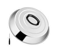 12 Inch Griddle Basting Dome - Stainless Steel Grill Cover | Heat Retention Melting Dome, Splash Proof Non Slip Handle | BBQ Flat Top Steak Burger Cheese Cooking for Outdoor Kitchen