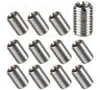 12 Inserti Filettati da M8 a M10, Inserti Filettati, Inserto per Riparazione Filettatura, Strumento di Estensione Filettatura Maschio, Forniture per Riparazioni in Acciaio Inossidabile