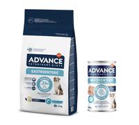 12 kg Advance Veterinary Diets + 400 g alimento umido - 12 kg Gastroenteric + 400g Gastroenteric Medium/Maxi