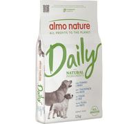 12 kg Almo Nature Daily Dog Alimento Completo Cibo Secco Crocchette Croccantini di Mantenimento per Cani Adulti di Tutte le Taglie con Tonno Fresco