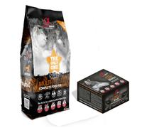 12 kg Alpha Spirit The Only One + 9 x 35 g Snacks gratis! - The Only One Multiprotein