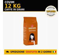 12 Kg Caffè in Grani Covim Oro Crema - Confezione Grande