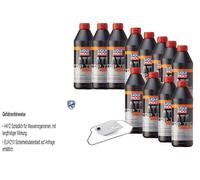 12 L Liqui Moly 1100 Trasmissione Vaico Filtro Olio per Audi A8 4.2 Quattro