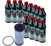 12 L Liqui Moly 1800 Trasmissione Denckermann Filtro Olio per VW Arteon