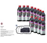 12 L Liqui Moly Top Tec Atf 1900 Vaico Filtro Olio Trasmissione per Mercedes