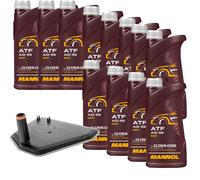 12 L MANNOL ATF AG55 VAICO Filtro Olio Cambio Per Audi Q7 3.0 TDI Quattro 4.2