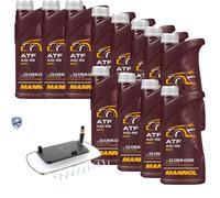 12 L MANNOL ATF AG55 VAICO Filtro Olio Cambio Per BMW X5 3.0d Land Rover Range