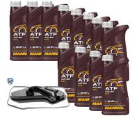 12 L MANNOL ATF AG60 Olio Cambio VAICO + Filtro Olio Per Honda CR-V IV i-DTEC