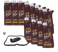 12 L mannol Atf AG60 Trasmissione Vaico Filtro Olio Trasmissione per Jeep Grand