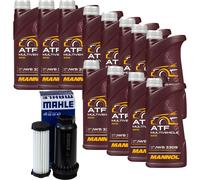 12 L MANNOL ATF Multivehicle JWS MAHLE Filtro Olio Cambio Per Ford Kuga II 2.0