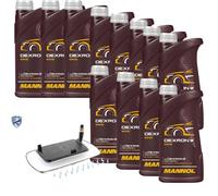 12.L mannol Dexron III Vaico Filtro Olio Trasmissione per BMW X5 3.0d 3.0i Land