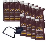 12 L mannol Dexron VI Denckermann Filtro Olio Trasmissione per Opel Saab YS3F