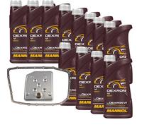 12 L MANNOL Dexron VI FEBI Filtro Olio Cambio Per Ford TKE 3.2 TDCi 4x4 2.2 FORD