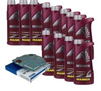 12 L mannol Dexron VI Mahle Filtro Olio Trasmissione per Mercedes Benz C Class