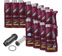 12 L MANNOL Dexron VI Olio per Ingranaggi Meyle Filtro Trasmissione Ford Da _