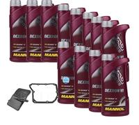 12 L mannol Dexron VI Olio per Ingranaggi Meyle Filtro Trasmissione Volvo C70 I