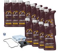 12 L MANNOL Dexron VI VAICO Filtro Olio Cambio Per KIA QL 1.6 GDi 2.0 CRDi AWD