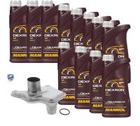 12 L MANNOL Dexron VI VAICO Filtro Olio Cambio Per Nissan Murano II 3.5 4x4