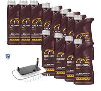 12 L mannol Dexron VI Vaico Filtro Olio Trasmissione per BMW E53 3.0d 3.0i Land