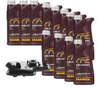 12 L MANNOL Dexron VI Vaico Filtro Olio Trasmissione per Opel J13 1.4 B16 1.6