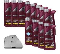 12 L MANNOL Olio per Ingranaggi Dexron VI Meyle Filtro Trasmissione Bwm E53 3.0d