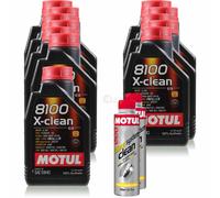 12 L MOTUL 8100 X-Clean 5W-40 Olio Motore 300ml Diesel System Clean 11270398