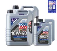 12 L Original Liqui Moly MOS2 LEICHTLAUF 10W-40 Per ACEA A3 B4 API SL Ford