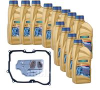 12 L RAVENOL ATF Olio per ingranaggi T-WS Filtro olio trasmissione per