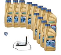 12 L RAVENOL ATF T-WS Olio per ingranaggi Filtro olio trasmissione per Audi A6