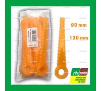 12 LAMELLE FLASH CUTTER X TESTINA AGILE 90MM 120 MM LISCE SEGHETTATE LAME PIATTE