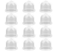 12 Lampadine Adescamento, Trasparenti in Plastica Carburatore Parti di Ricambio Utensili Elettrici da Esterno Compatibili con Walbro Decespugliatore Benzina Soffiatore Decespugliatore