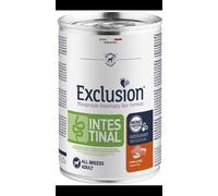 12 Lattine Exclusion Diet Intestinal per Cane con Maiale e Riso 400g