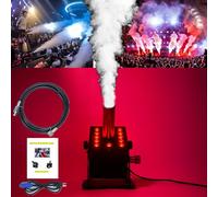 12 LED CO2 Macchina Della Nebbia Digitale CO2 Jet Machine Fogger Fogger Smoke Cannon DMX512 Macchina del fumo Macchina Multi-angolo Colonna di Gas Nebbia w/6m Tubo, per DJ Concerti, Feste, Compleanno,