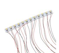 12 LED per smd Caldo 12V Pre-Cablati per Modellismo 12 LED per | 12 unità pre-cablate, luce caldo, ideali per modellismo, tensione 12V DC, per facile installazione