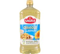 12 litri di olio di semi di girasole sagra per fritture, salse e condimenti - 2l