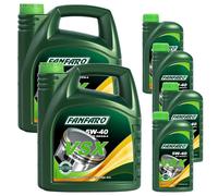 12 Litri FANFARO VSX 5W-40 ACEA A3/B4 API SN/CH-4 JASO MA2 Olio Motore
