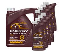 12 Litri MANNOL Energy Formula JP 5W-30 Olio Motore API SN Plus ILSAC GF-5 GM