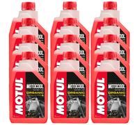 12 LITRI Motul Motocool Factory Organic+ Liquido Refrigerante Radiatore Moto Ros