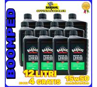 12 LITRI OLIO BARDAHL SAE 15W 50 CLASSIC SEMISINTETICO AFTER 1970 12BD06