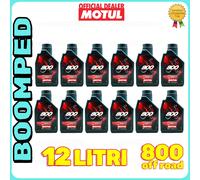 12 LITRI OLIO MISCELA MOTUL 800 2T FACTORY LINE OFF ROAD 100% SINTETICO 12MO08