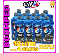 12 LITRI OLIO MIX MISCELATORE ELF SCOOTER STREET MAX 2T MALAGUTI APRILIA 12ET03