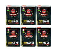 12 Litri Olio Motul 2100 15W50 Semi Sintetico Auto Storiche Epoca 1970 06MO74