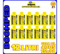 12 LITRI OLIO TRASMISSIONE DIFFERENZIALE BARDAHL GEAR OIL 4005 SYNT 75W90 12BD74