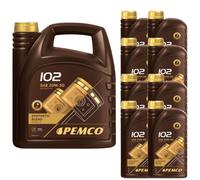 12 Litri PEMCO 102 SAE 20W-50 Olio Motore API SL/CF Engine Oil