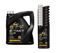 12 Litro mannol 2-Takt Plus olio motore Scooter Teilsynthetisch Api TC Jaso Fd