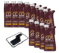 12 Litro MANNOL Trasmissione Atf Jws Filtro Olio per Ford USA MUSTANG Coupé